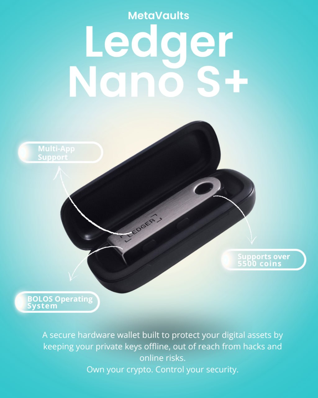 Ledger Nano S Plus view 3